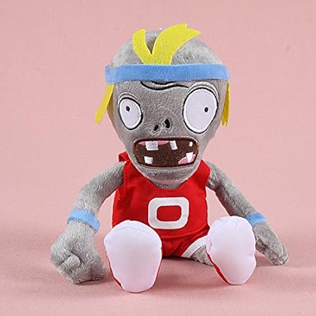 Amazon Com Tavashome Plants Vs Zombies 2 Pvz Figures Plush Baby Staff Toy Stuffed Soft Doll 13cm 35cm Soft Pp Cotton Pole Vaulting Zombie Toys Games