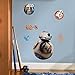 RoomMates Star Wars The Force Awakens Ep V2 Bb-8 Peel & Stick Giant Wall Decal by RoomMates, RMK3147GM
