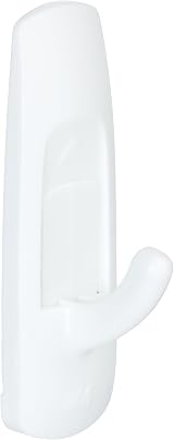 Command Utility Hooks Medium 6 Hooks White with 12 Adhesive Strips Holds 1.3kg view 9