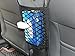 9 MOON Car Armrests Seats Purse Storage Car Net,Universal Car Seat Storage Mesh/Organizer - Mesh Cargo Net Hook Pouch Holder for Bag Luggage Pets Children Kids Disturb Stopper
