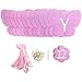 1st Happy Birthday Glitter Decorations-Purple Butterfly 3D Birthday Banner and Flower Monthly Milestone Photo Banner,1-12 month Numbering Photography Garland,Great For Baby Kid 1 Year old Celebration
