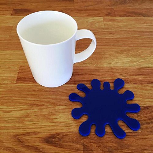 Super Cool Creations Coasters - Splash Shaped - Blue - 8 Set