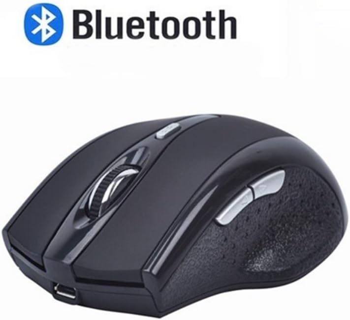 EONHUAYU Bluetooth Mouse, Wireless Mouse with USB Rechargeable Portable Noiseless Mute Mouse for Notebook, PC, Laptop, Computer,Windows/Android Tablet (Black)