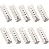 Kasom Bed Sheet Grippers Fasteners Keep Sheets Snug(10 Pieces,White)