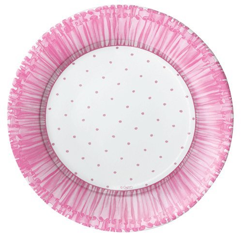 Ballerina Tutu Dessert Plates - Paper Plates Salad Plates Dessert Plates