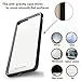 Ocyclone iPhone 7 Anti-Gravity Phone case [Self Sticky case] Nano-suction Technology Hands-Free Selfie Shockproof Cover for Apple iPhone 7 4.7 inch (Piano Black)