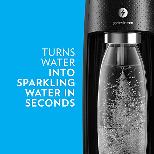 SodaStream Fizzi One Touch Sparkling Water Maker Bundle (Black) with