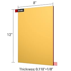 Enoin 1Pack 8 x 12 Inch Gold Mirror