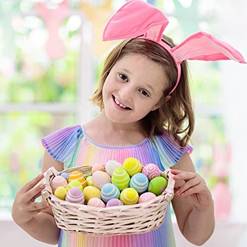 SallyFashion 6Pcs Wooden Faux Fake Eggs, Easter Eggs, Children Play Kitchen Game Food Toy - White Color