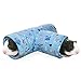 Rypet Small Animal Play Tunnel, Collapsible Pet Toy Tunnel for Hamster, Babay Guinea Pig, Mice, Rats…