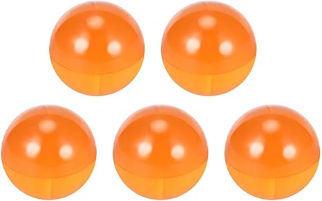 Amazon 30 Mm直径アクリルボールオレンジプレキシガラス球飾り固体ボール1 2インチ家の装飾5個 Diy 工具 ガーデン