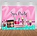 Sweet Pink Photography Backdrop Girls Spa Day Party Vinyl Princess Sweet 16 Birthday Decorations Makeup Favors Polka Dots Photo Background 5x3ft Photo Booth Studio Props Baby Shower Cake Table Banner