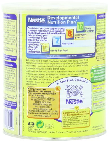 Nestle Cerelac, Mixed Fruits and Wheat with Milk, 14.1 Ounce Can - Thumbnail 4