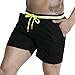 DESMIIT Men's Pockets Short Swim Trunks Beach Shorts with Mesh Lining