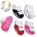 Elesa Miracle Mary Jane Socks Baby Girl Non-skid Shoe Socks, 4 Pairs, Infants to Toddlers Anti Slips Socks, for 12-24 Months, Ballet