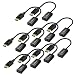 Moread DisplayPort to HDMI Adapter, 10 Pack, Gold-Plated Display Port to HDMI Converter, DP to HDMI Cord (Male to Female) Compatible with Computer, Desktop, Laptop, PC, Monitor, Projector, HDTV -Black