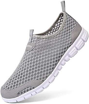 Leaderica Women's Mesh Water Shoes Slip On Casual Beach Sneakers