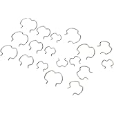 Set of 18 Transmission Cooler Line Clips Transmission Connector Retaining Clips in 3 Sizes 3/8in 1/2in 5/8in