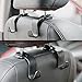 D-BUY 4 Pcs Car Hooks Car Seat Back Hooks Vehicle Hidden Headrest Hanger for Handbag Shopping Bag Coat