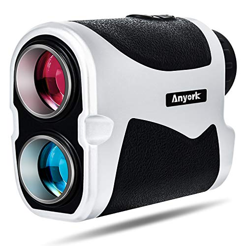 Anyork Golf Rangefinder 6X Laser Range Finder 1500 Yard with Slope On