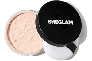 SHEGLAM Baked Glow Setting Powder Oil Control Loose Face Powder Translucent Pore-Less Flawless Smooths Fine Lines Glowy Powder - Light Pink