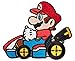 Simplicity Nintendo Mario Kart Applique Clothing Iron On Patch, 3.4'' x 3.9