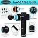 Percussion Massage Gun for Athletes - Handheld Deep Tissue Back Massager for Sore Muscle Pain Relief & Recovery - Portable Electric Body Massager Sports Drill - Rechargeable 6 Speeds Vibration Gift