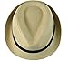 The Hatter Men's Summer Cool Straw Fedora Hat XXL - 24 1/4 In/7 3/4/62Cm Beige
