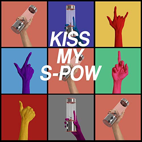 TTLIFE S-POW Portable Glass Smoothie Blender, USB Rechargeable, Stainless Steel 4-Blade for Travel Personal, Juice, Shakes and Baby Food, Mixer Juice Cup with 5200mAh Rechargeable Battery, FDA, BPA Free-Red - Thumbnail 6