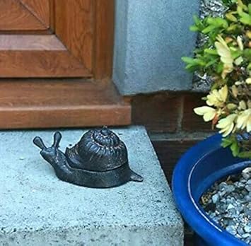garden mile Rustic Spare Key Storage Box Tortoise or Snail Cast Iron