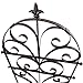 H Potter Garden Trellis for Climbing Plants Iron Metal Outdoor Scroll Wall Decor or Flowers Roses Vine Ivy Clematis GAR214 Large