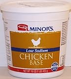 Minor's Low Sodium Chicken Base - 16 oz.