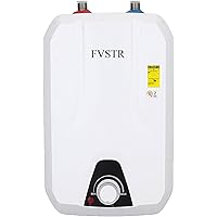 FVSTR 110V-120V 1.5Kw Small Under Sink Tank 2.16Gallon Water Heater Hot Storage,Mini Instant Electric RV TR Trailer Kitchen C