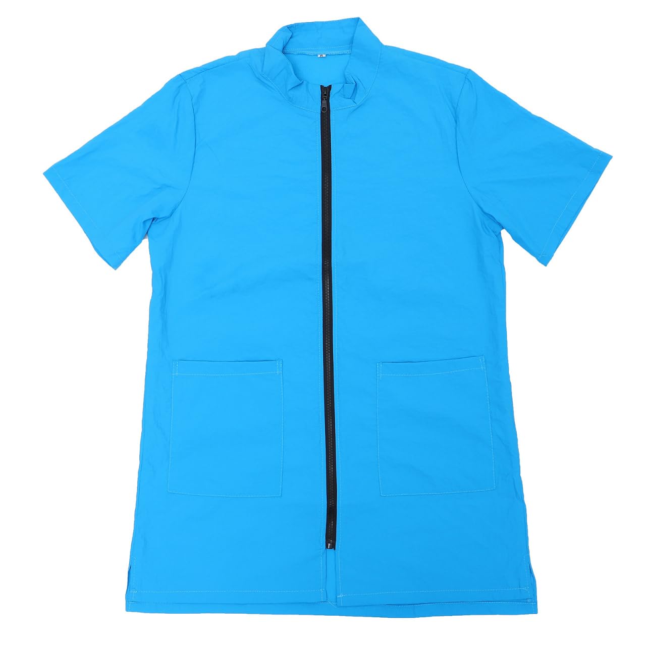 Hemobllo Pet Grooming Workwear - Pet Grooming Work Clothes Nylon Smock Beautician Work Clothes with Zipper for Women Men Dog Cat Shop