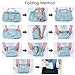 Arxus Travel Lightweight Waterproof Foldable Storage Carry Luggage Duffle Tote Bag