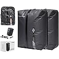BlackVoyage Black Voyage Travel Pack Vacuum Kit Reusable Air Seal Compression Bags with Wireless Vacuum Pump Suitcases Backpack Space Saver Airline Travel Airback Vacpack Medium (Pack of 2)