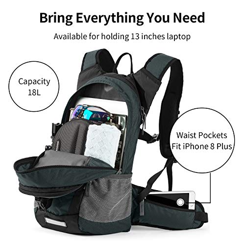 Insulated Hydration Backpack Pack with 2.5L BPA Free Bladder Keeps