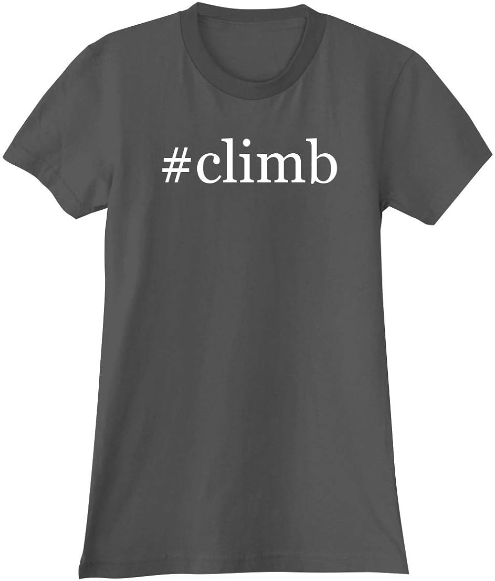 The Town Butler #Climb - A Soft & Comfortable Hashtag Women's Junior Cut T-Shirt