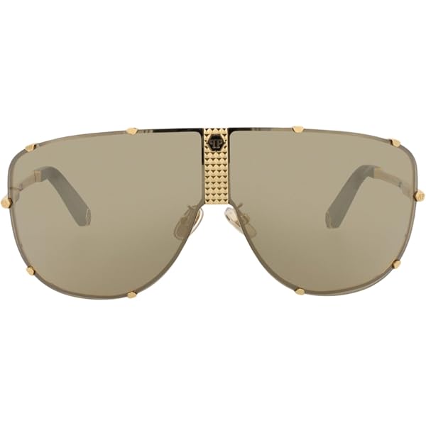 Amazon.com: Philipp Plein Shield-Frame Metal Sunglasses  display picture 1