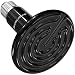 BYB - 150W 110V Ceramic Infrared Heat Emitter Brooder Coop Pet Infrared Lamp Bulb, Black