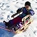 Flexible Flyer BCL-40 Premium Baby Sleigh. Toddler Boggan. Wooden Pull Sled for Kids,Red , 29 x 14 x 11.5 inches