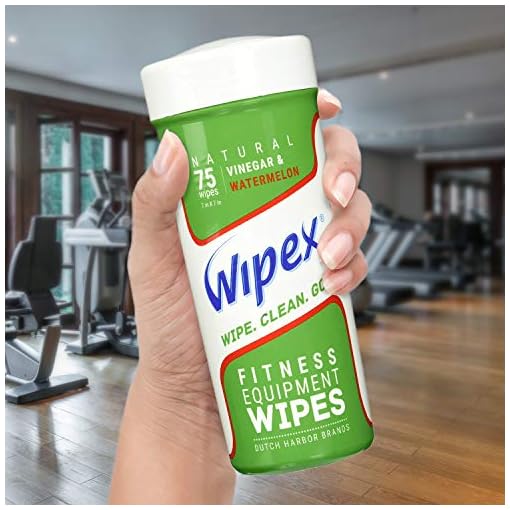 Wipex Gym Equipment Cleaner Gym Wipes - 75ct Yoga Mat Wipes & Workout Equipment Cleaner Wipes for Personal Use - Fitness… - Image 4