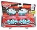 Disney Pixar Cars Diecast Character Car 2-Pack, Dinoco Mia & Tia