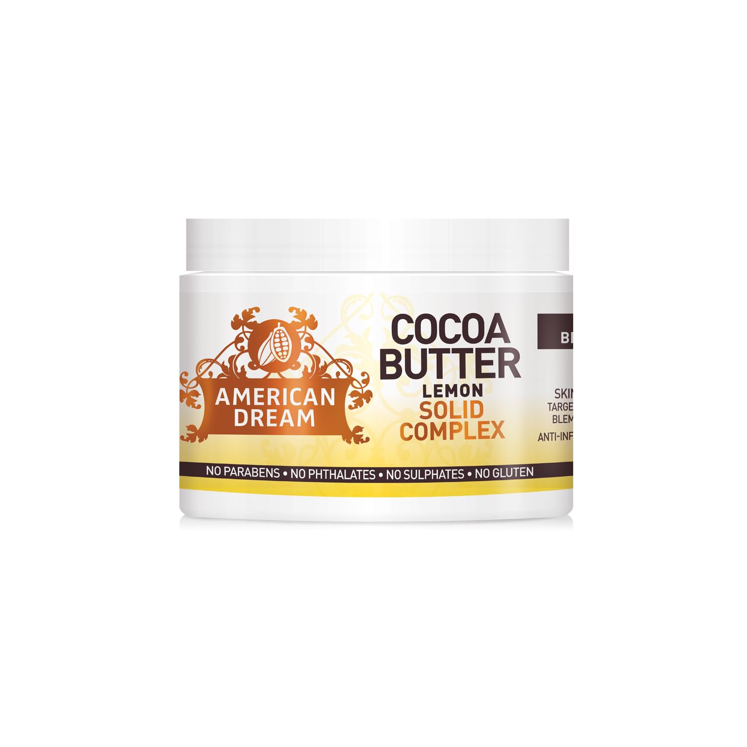 American Dream Cocoa Butter Lemon Solid Complex 2oz Travel Size