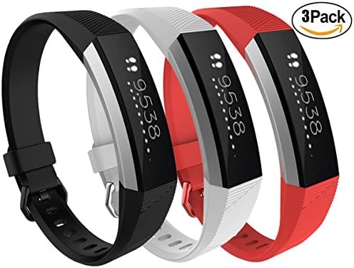Newest Fitbit Alta HR and Alta Replacement Band, Sunyfeel 12 colors Fashion Sports Silicone Personalized Replacement Bracelet with Metal Clasp for Fitbit Alta HR/Alta