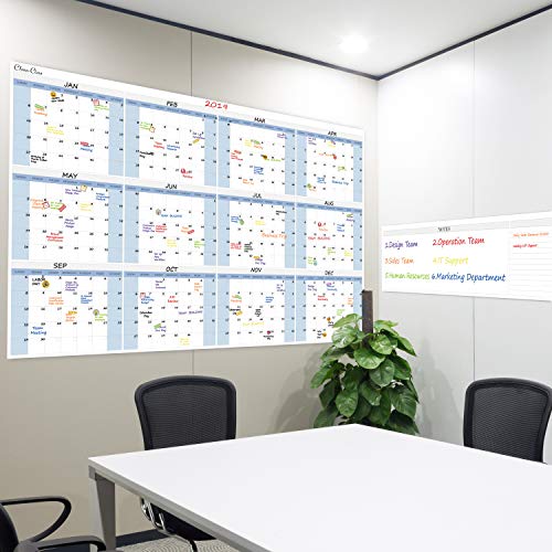 Large Dry Erase Wall Calendar 5 Feet 48"x60" 2023 Undated Yearly