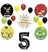 Angry Birds Party Supplies 5th Birthday Balloon Bouquet Decorations