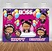 MMY 7x5ft Boss Baby Theme Photography Backdrop Girls Happy Birthday Baby Shower Party Pink Background Cake Table Large Banner Photo Booth Props
