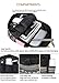 HITOP Geometry Polka Dots Casual Canvas Backpack + Lunch Bags + Pen Case Bags Set (Black)