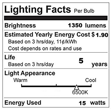 LAMPAOUS LED Pool Lights Bulb, RGB Muliti Color LED Spa Lights, E26 Base Par 56 Replacement Bulb 120VAC 15 Watt